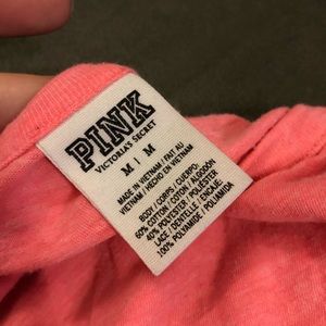 PINK Victoria's Secret Tops - Pink VS PINK Long Sleeve Tee Shirt with Lace SZ M PINK Victoria's Secret Tops - Pink VS PINK Long Sleeve Tee Shirt with Lace SZ M